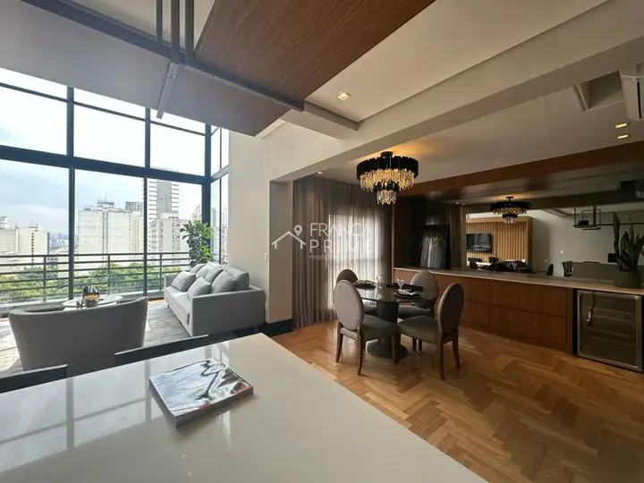 Duplex com 1 dormitório à venda ou para alugar, 110 m² em Cerqueira César — foto 1